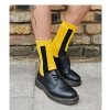 Skarpety Dr. Martens DOUBLE DOC SOCKS Organic Cotton Blend Yellow Black AC742756